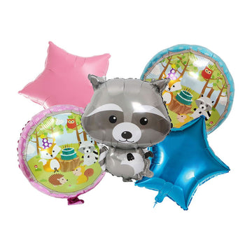5 Pcs Fox Foil Balloon Set - ardor