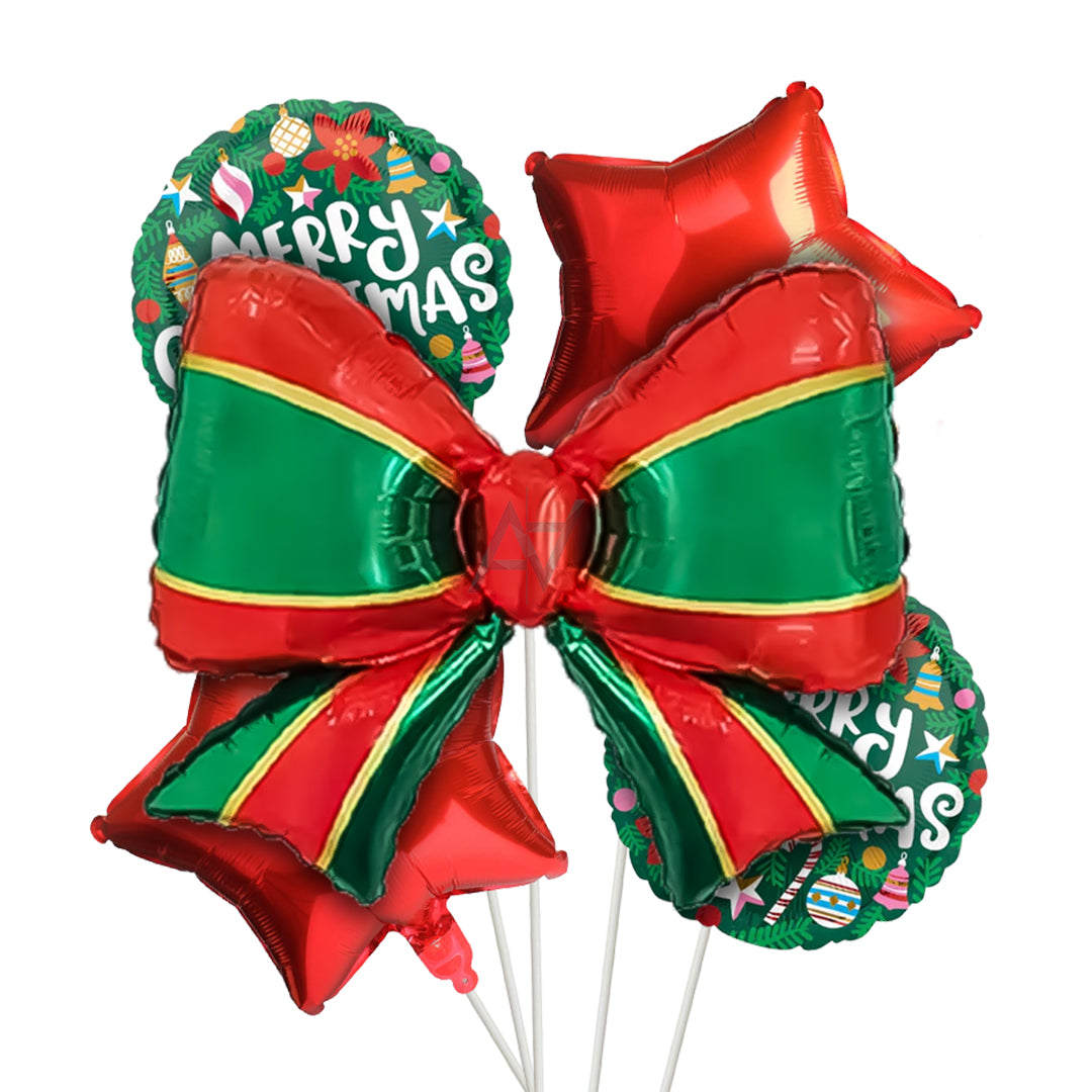 Christmas 5 Pcs Foil Balloon Set