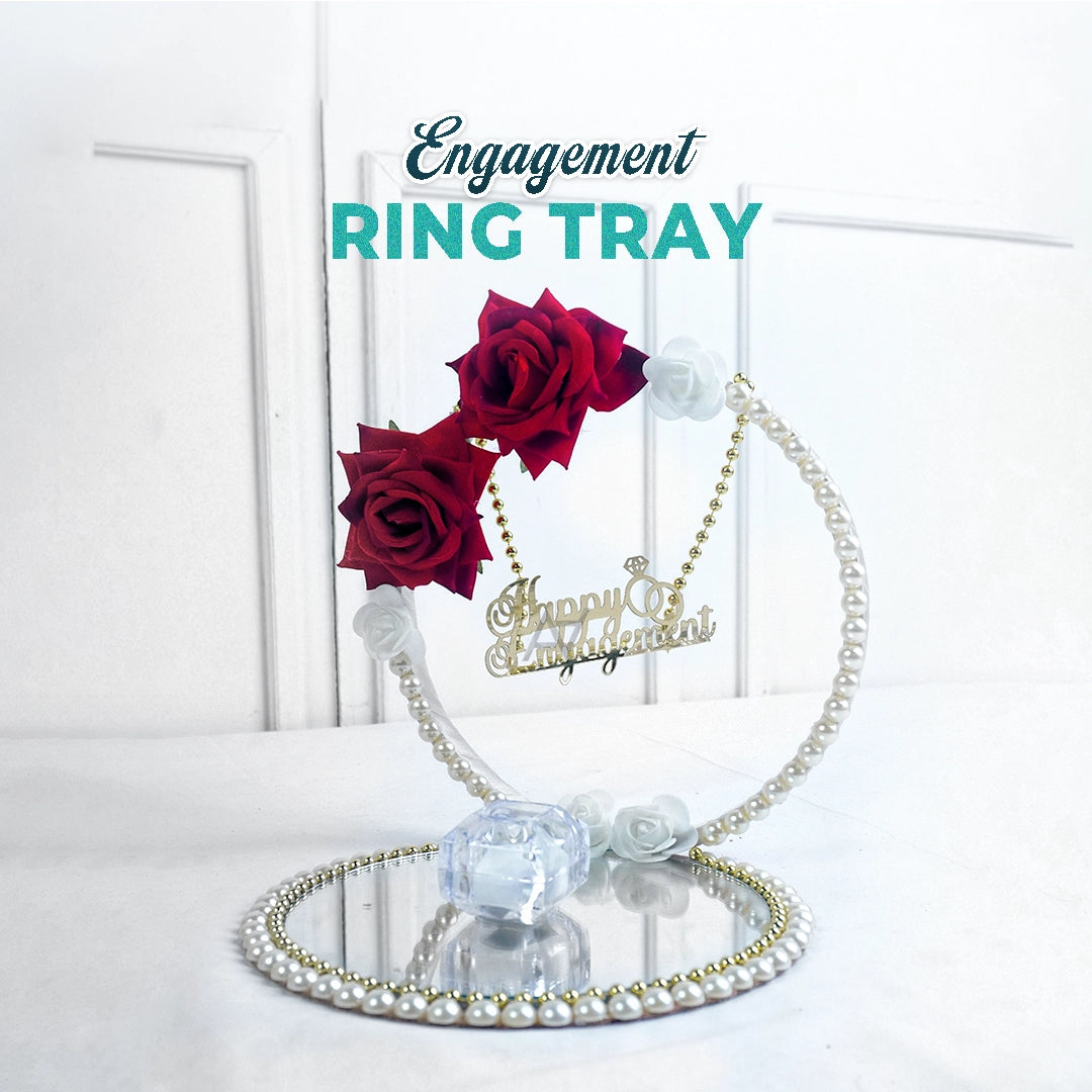 Customize Engagement - Nikkah Ring Tray - Tray for Ring Cermony