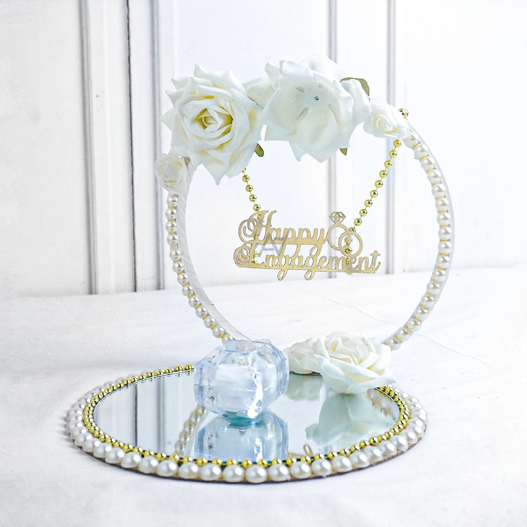 Customize Engagement - Nikkah Ring Tray - Tray for Ring Cermony
