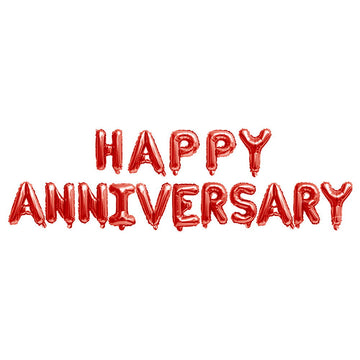 Anniversary Foil Balloon Red Color - ardor