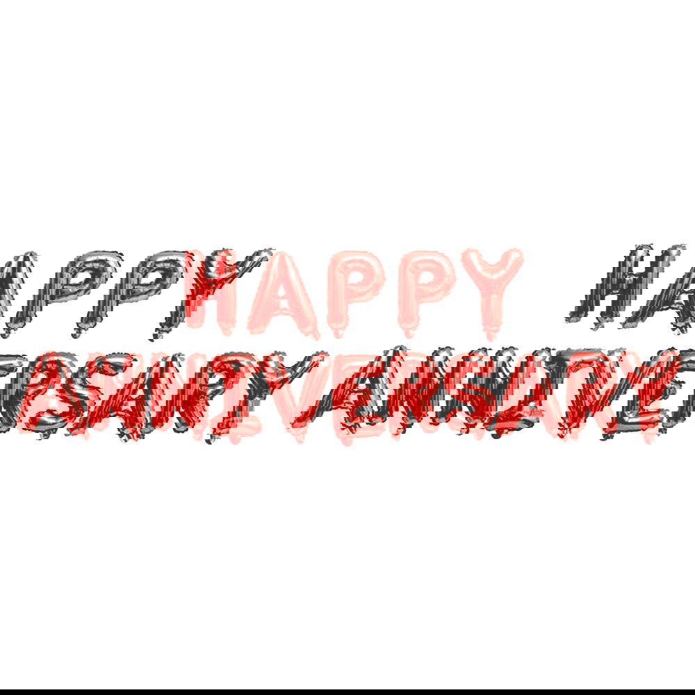 Anniversary Foil Balloon Red Color - ardor