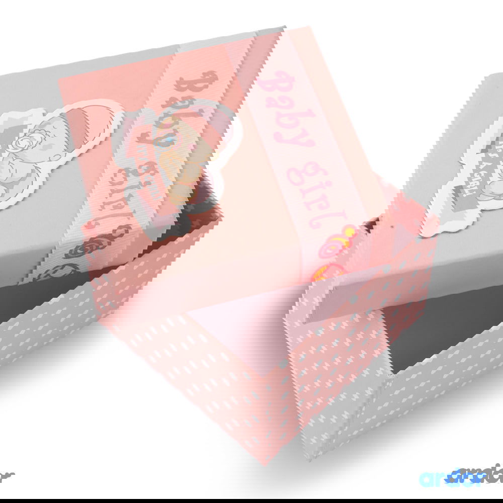 Baby Girl - 250 Grams Birth Announcement Mithai Boxes - ardor