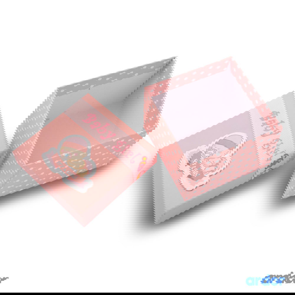 Baby Girl - 250 Grams Birth Announcement Mithai Boxes - ardor