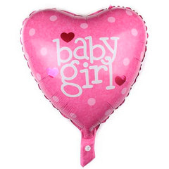 Baby Girl Heart Foil Balloons - ardor