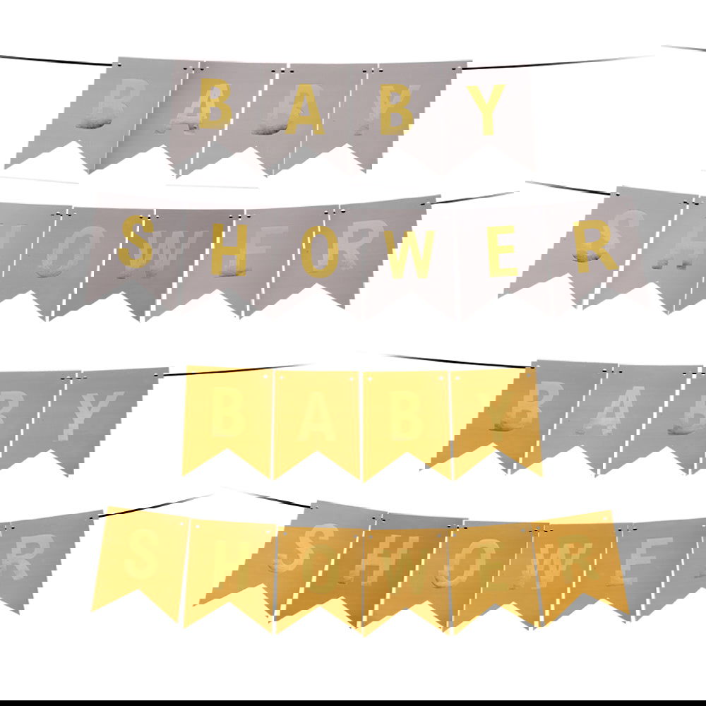 Baby Shower Bunting Banners - ardor