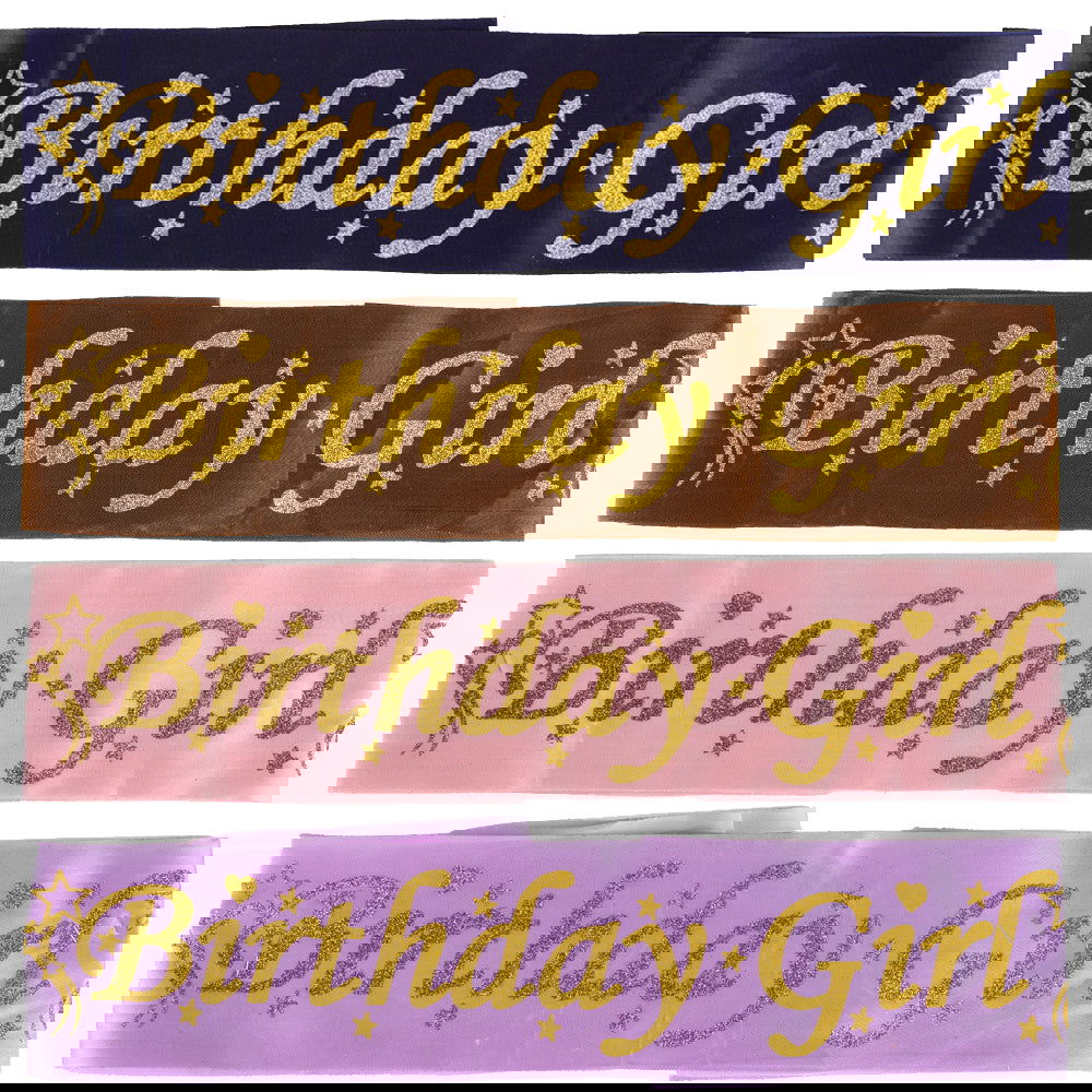 Birthday Girl Sashes - ardor