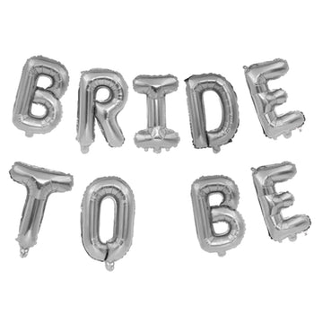 Bride To Be Silver Colored Balloon - ardor