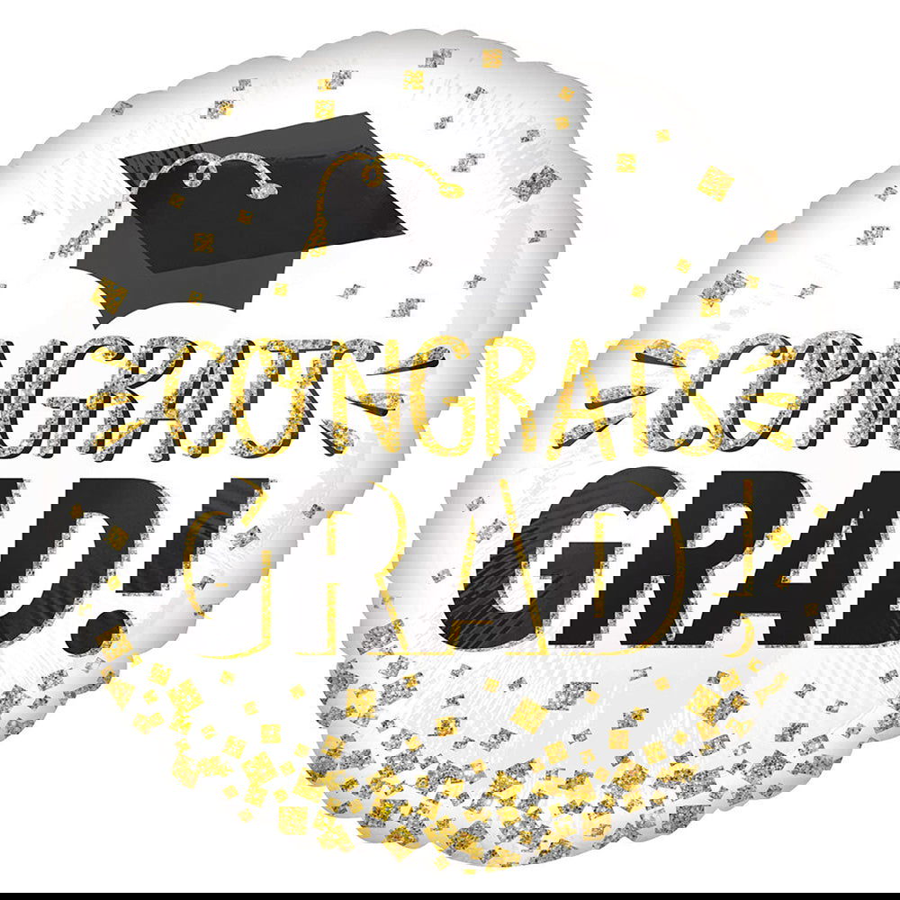 Congrats Grad! Round Foil Balloons - ardor