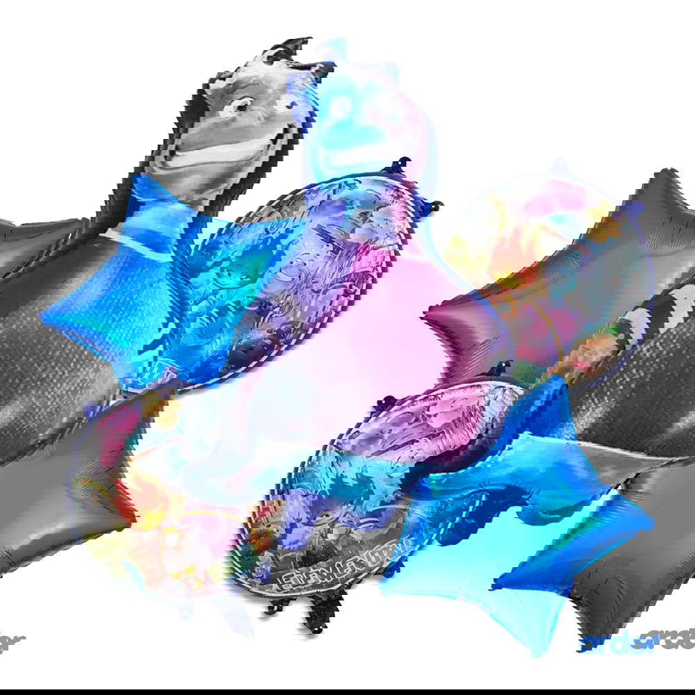 Elementals Foil Balloon 5 Pcs Set - ardor