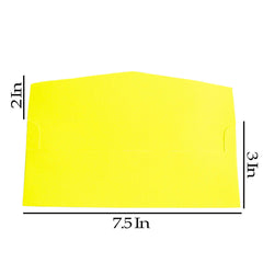 Fluorescent Light Yellow Eid Envelopes - ardor
