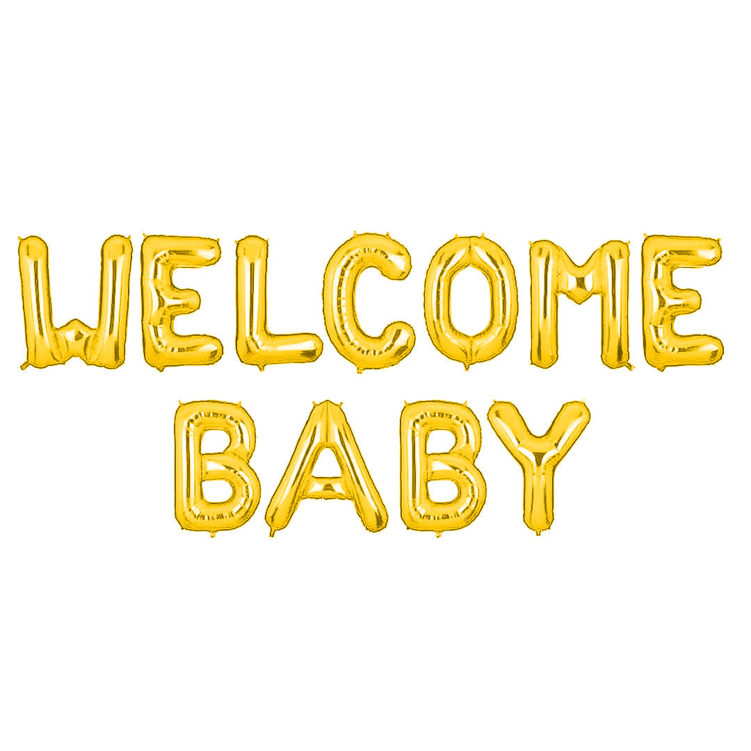 Welcome Baby Foil Balloon Set