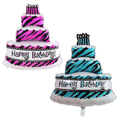 Happy Birthday Cake Foil Balloons - ardor