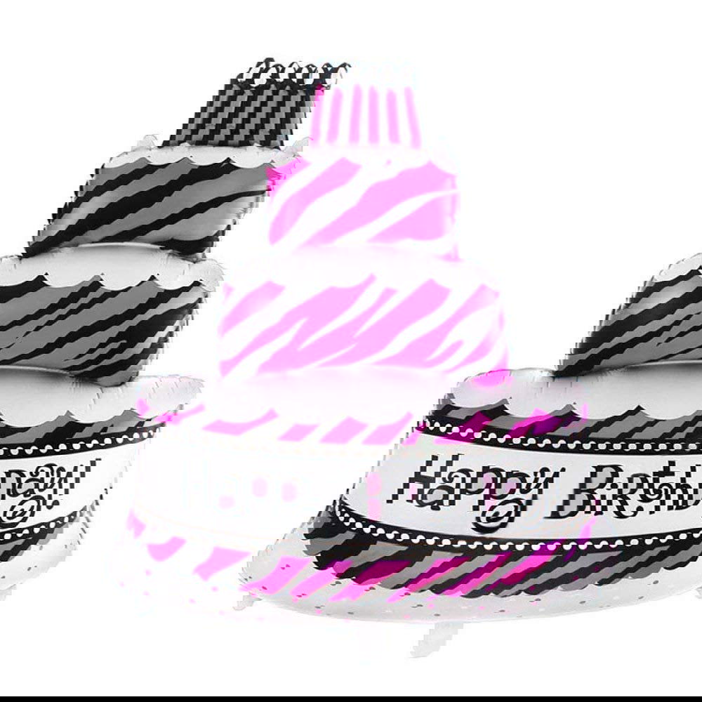 Happy Birthday Cake Foil Balloons - ardor