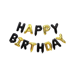 Happy Birthday Golden & Black Colored Black - ardor