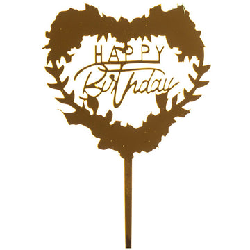 Heart Happy Birthday Cake Topper (Imported) - ardor