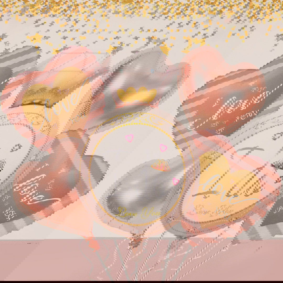 I Do Ring Foil Balloons 5 Pcs Set