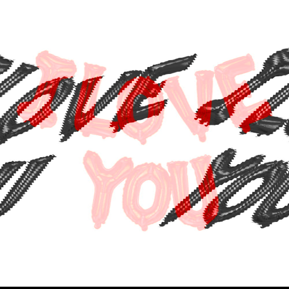 I Love You Red Colored Balloon - ardor