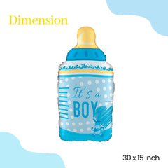 Its a Boy Feeder Shaped Foil Balloon - ardor