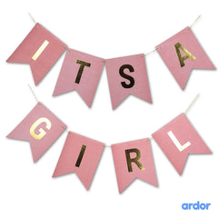 Its a Girl Bunting Banner - ardor