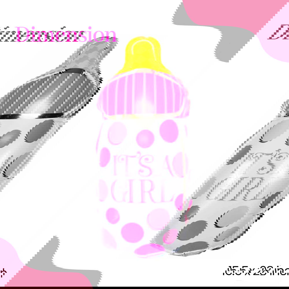 Its a Girl Feeder Foil Balloon - ardor