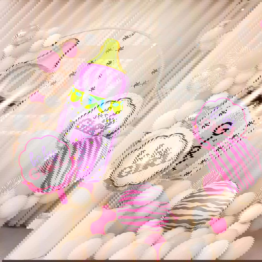 Its a Girl Feeder Shaped Foil Balloons - ardor