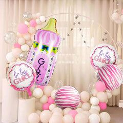 Its a Girl Feeder Shaped Foil Balloons - ardor