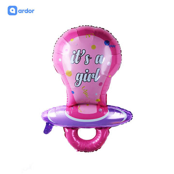 Its a Girl pacifier Foil Balloon - ardor