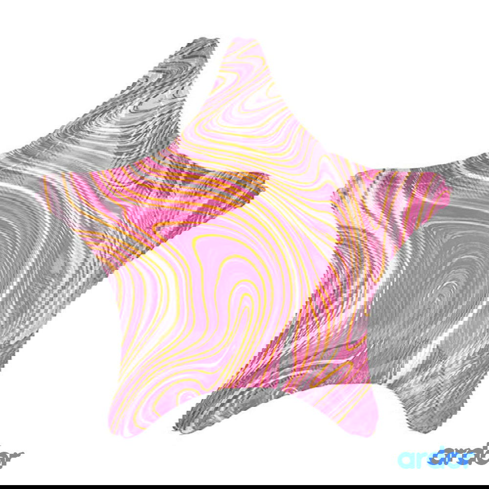 Marble Star Foil Balloons - ardor