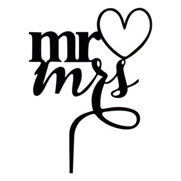 Mr & Mrs Cake Topper - ardor