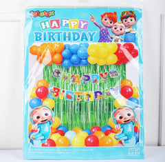 Pack of 100 | Birthday Party Pack | Cocomelon Theme Birthday Party decor - ardor