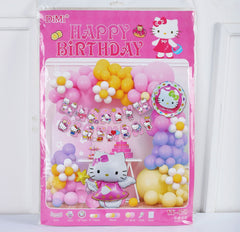 Pack of 100 | Birthday Party Pack | Hello Kitty Theme Birthday Party decor - ardor