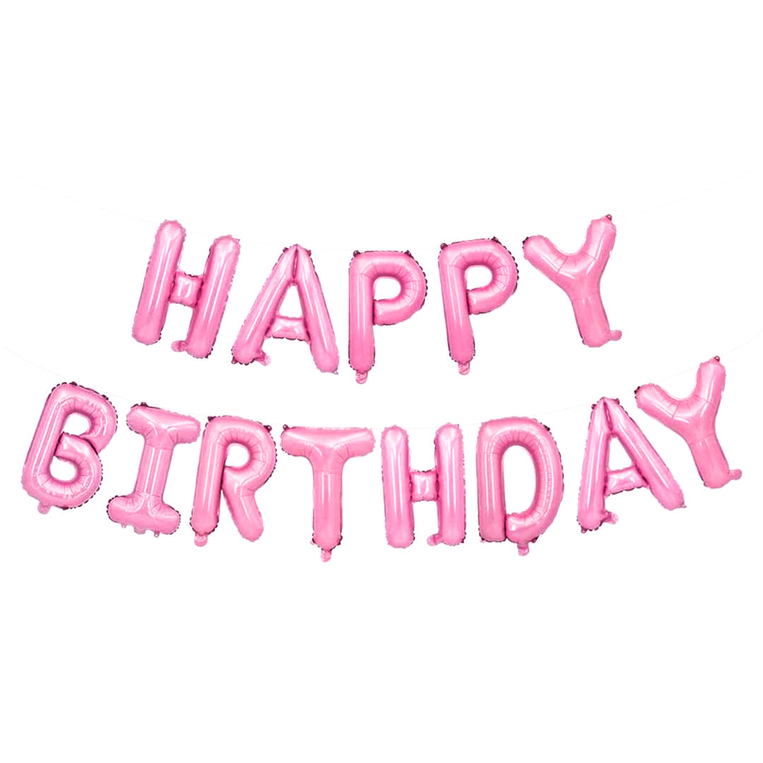 Happy Birthday Foil Balloons Set