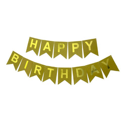 Plain Happy Birthday Bunting Banners - ardor