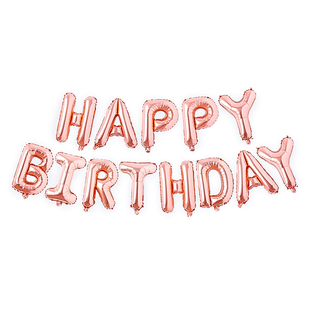 Happy Birthday Foil Balloons Set