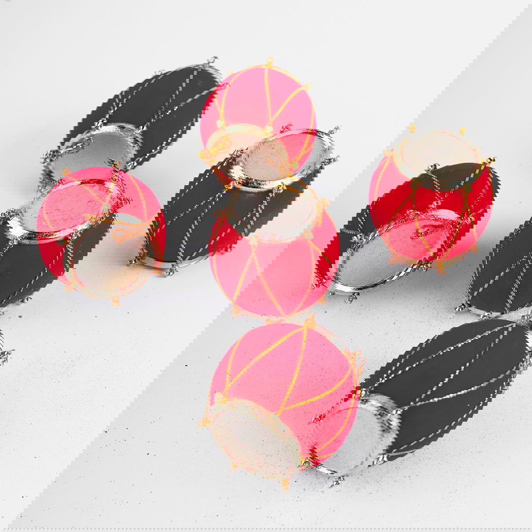 Small Hanging Drum 12 Pcs for Christmas Tree Decor - ardor