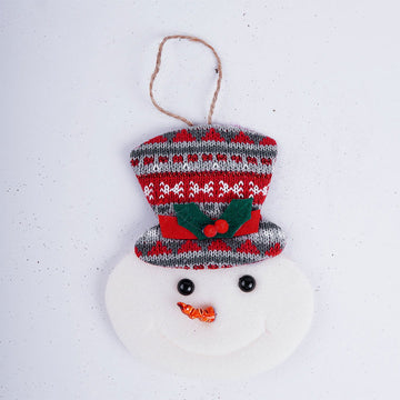 Snow Man & Santa Claus 1 Pcs Hanging for Christmas Party Decor - ardor