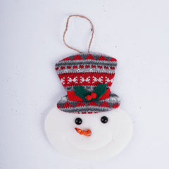 Snow Man & Santa Claus 1 Pcs Hanging for Christmas Party Decor - ardor