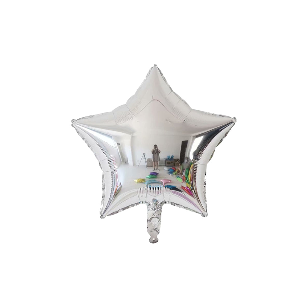 Star Foil Balloon Silver Color - ardor