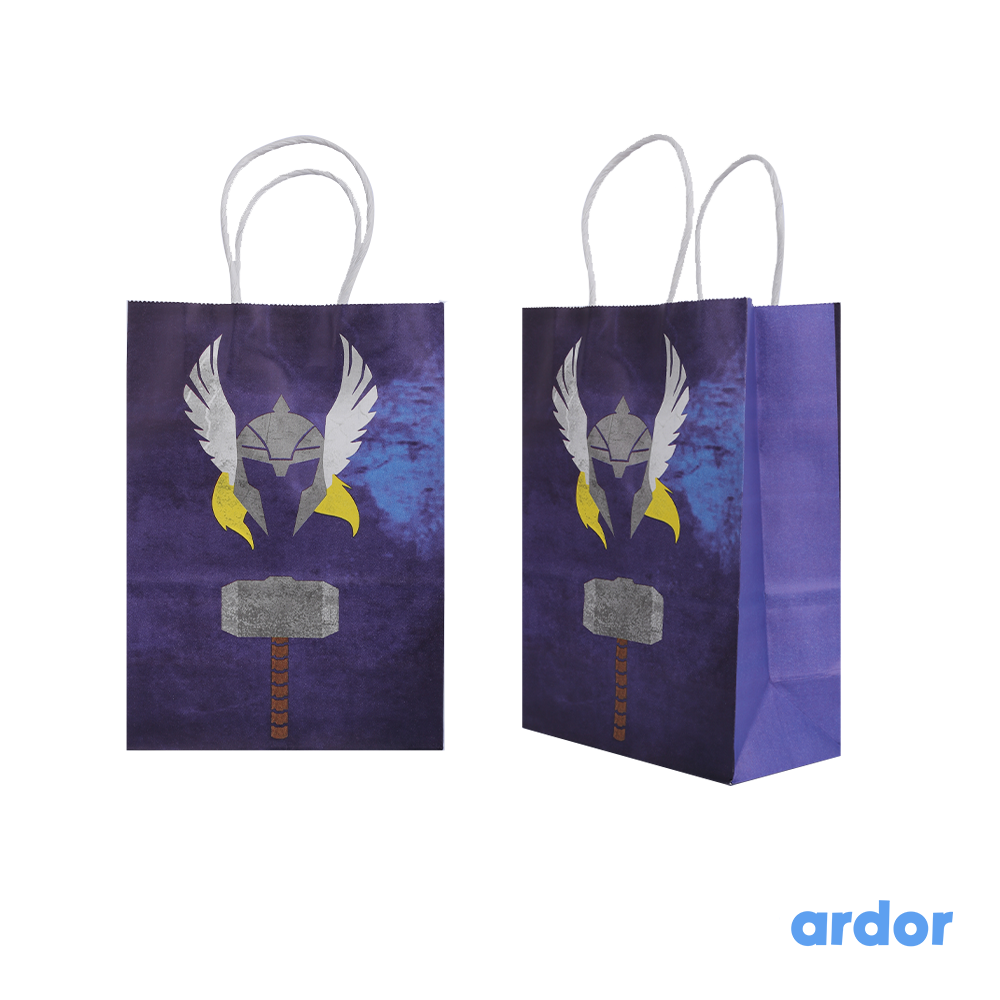 Thor Print Goodie Bag Pack of 12 - ardor