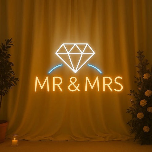 LED Neon Sign – 1×2 ft (Customizable Option Available)