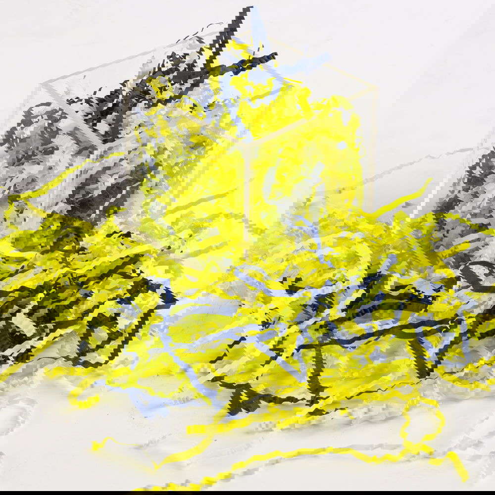 Yellow & Blue Paper Grass - ardor