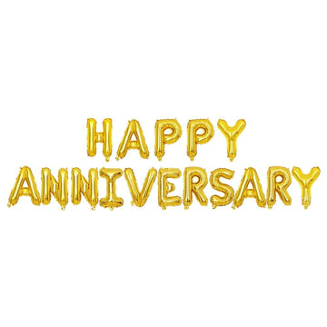 Anniversary Foil Balloon Golden Color - aliakbardecoration