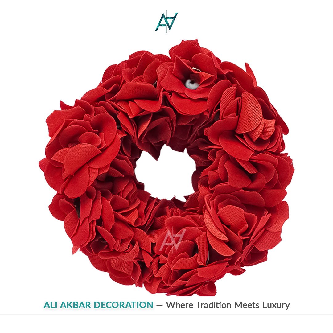 Artificial Hand Flower Gajray – Mehndi & Wedding Wear Accessory - aliakbardecoration