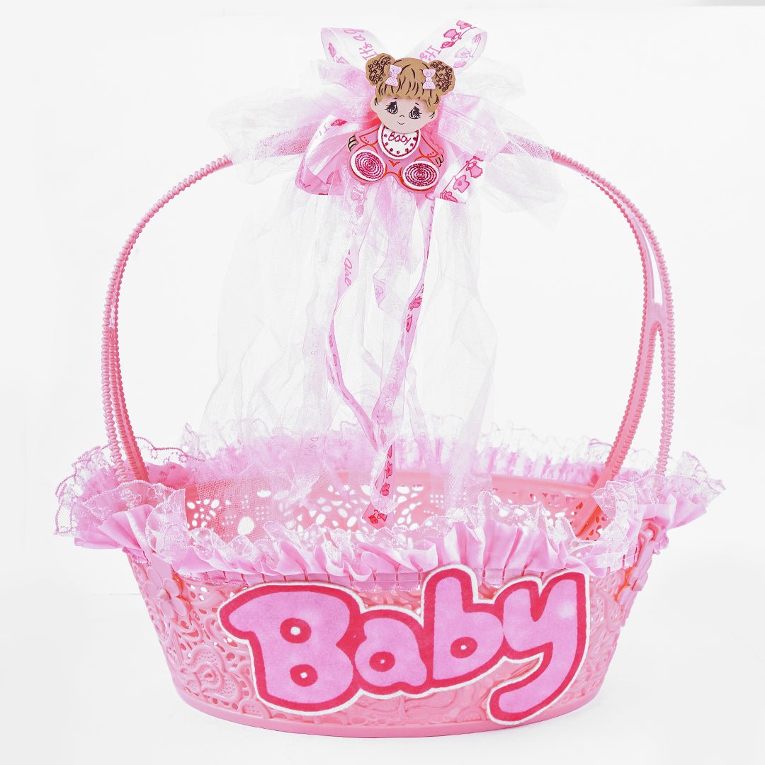 Baby Boy & Baby Girl Basket for Baby Shower - aliakbardecoration