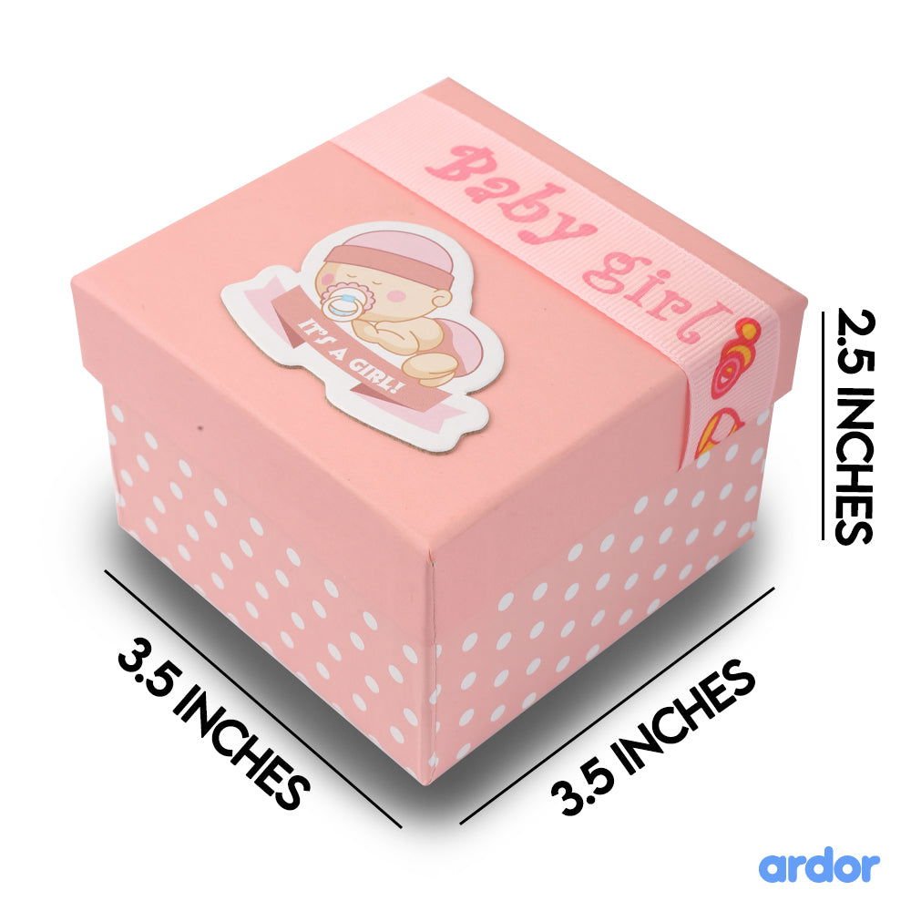 Baby Girl - 250 Grams Birth Announcement Mithai Boxes - aliakbardecoration