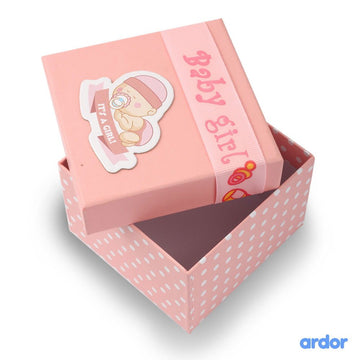 Baby Girl - 250 Grams Birth Announcement Mithai Boxes - aliakbardecoration
