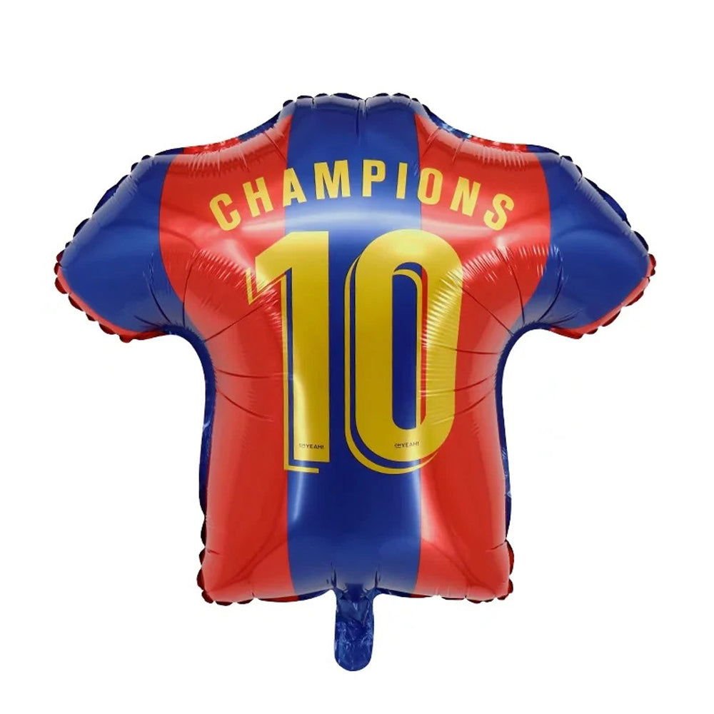 Barca Football Shirt Foil Balloons - aliakbardecoration