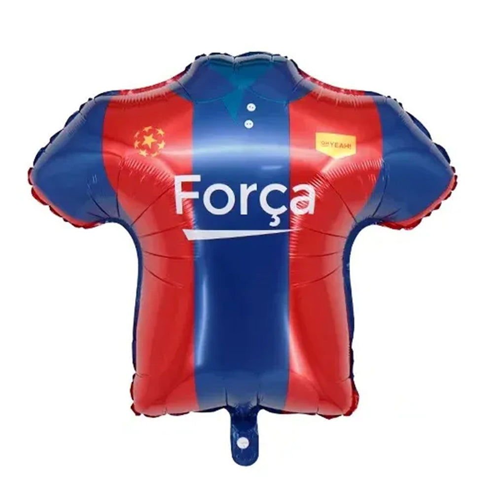Barca Football Shirt Foil Balloons - aliakbardecoration