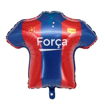 Barca Football Shirt Foil Balloons - aliakbardecoration